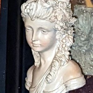 Vintage statue young neo classical